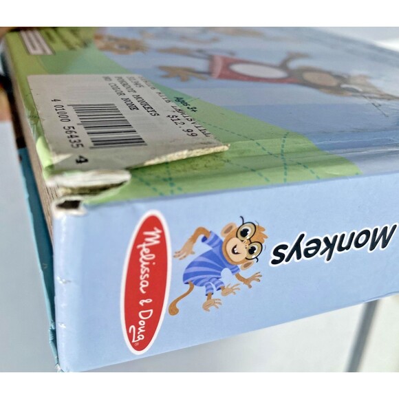 Melissa & Doug Poke-A-Dot: 10 Little Monkeys -30 Poke-able poppin dots Kids Book - Picture 8 of 10